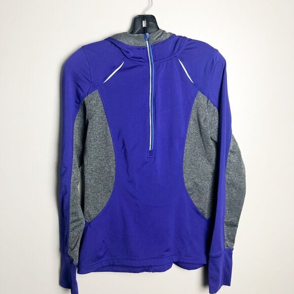 Mondetta Active Athletic Half Zip Hoodie Blue Small Womens - Picture 1 of 8
